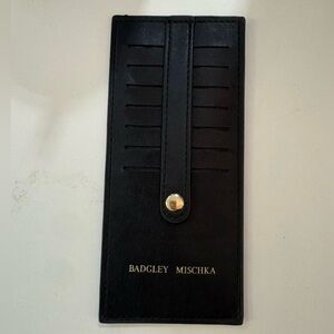 Badgley Mischka Black Key Card Holder
